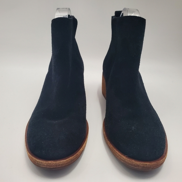 Kork-Ease Rennt Suede Booties Black - Picture 2 of 8